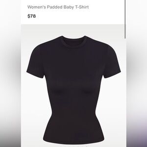 Authentic NikeSKIMS Matte Women's Padded Baby T-Shirt